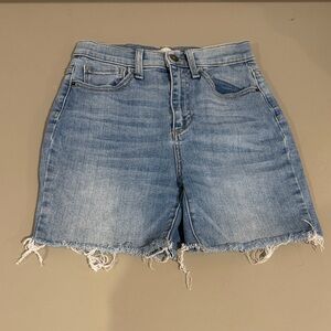 Altar'd State Light Blue Distressed Jean Shorts
